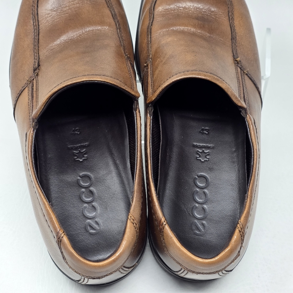 ECCO Men's Melbourne Dress Slip On Shoes Brown Size EU 43 US 9/9.5 Pre-owned - Picture 9 of 11
